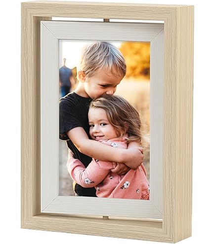 Amazon.co.jp: [XYJP] 横向きの写真を2枚飾れるフォトフレーム フォト